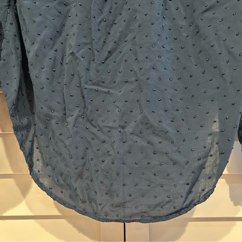 Small Free People Everyday Girl Swiss Dot Blouse - Picture 9 of 9